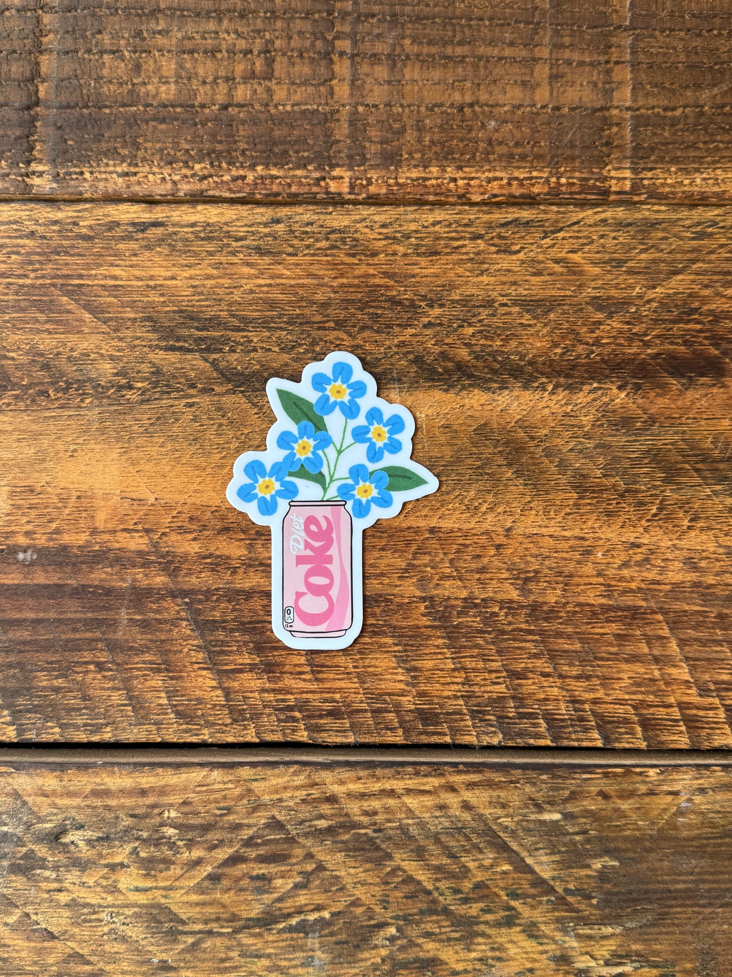 Diet Coke Flower - Sticker