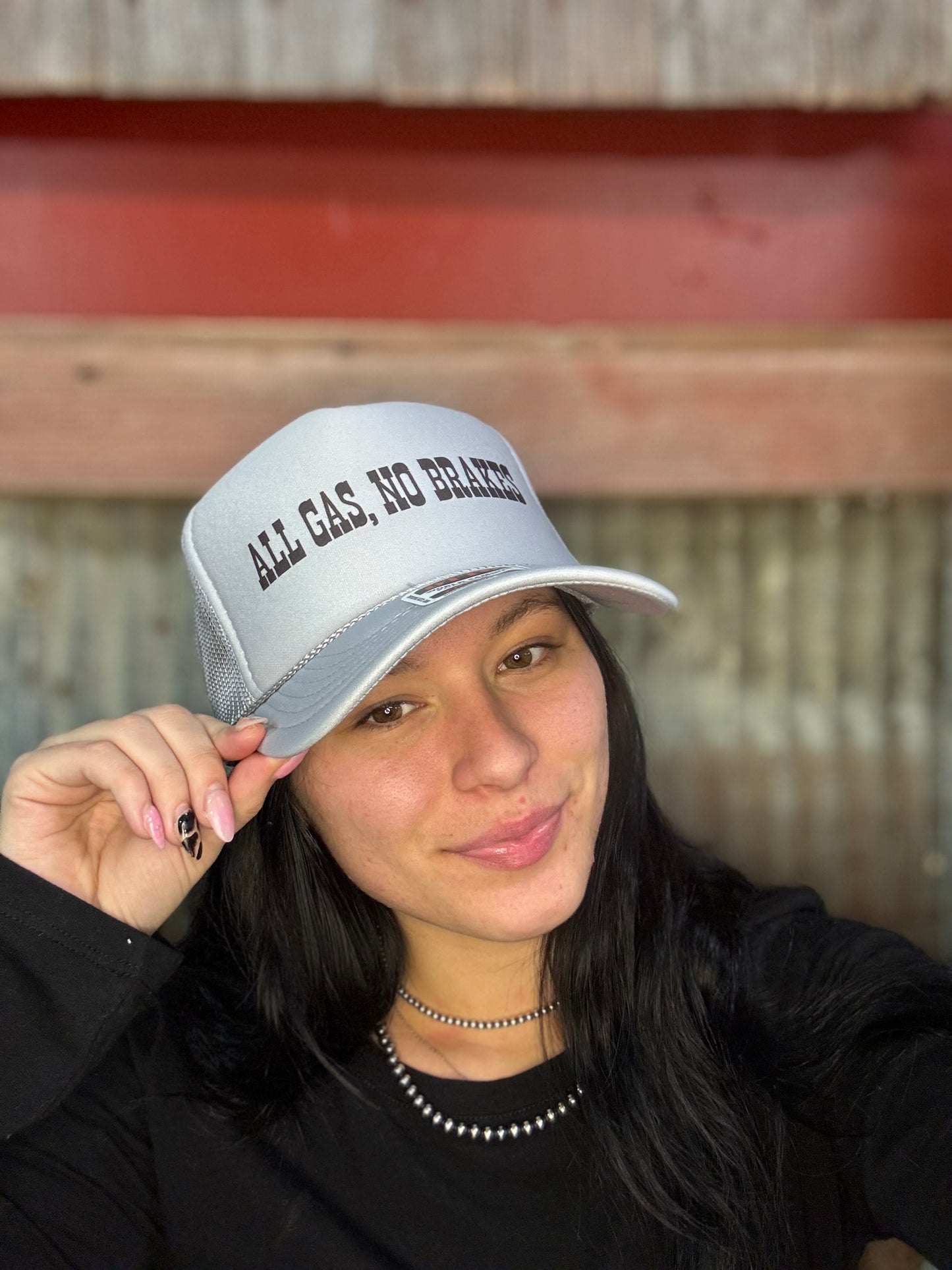 All Gas No Brakes Foam Trucker Hat