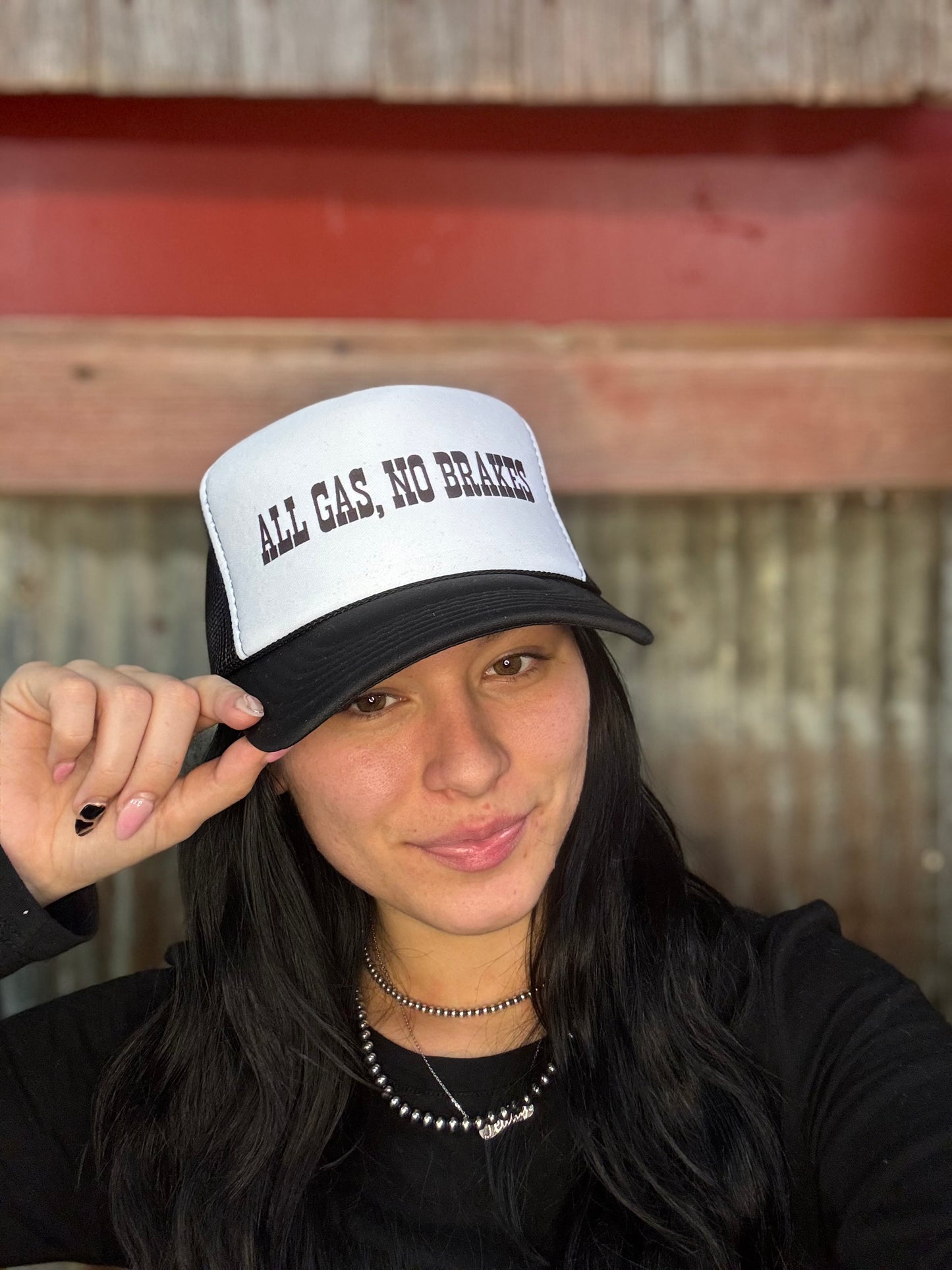 All Gas No Brakes Foam Trucker Hat