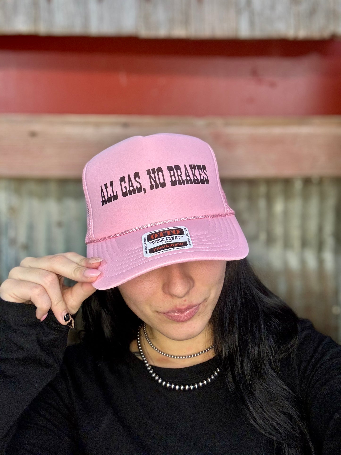 All Gas No Brakes Foam Trucker Hat