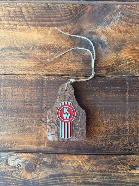 Kenworth Tooled Ear Tag Freshie