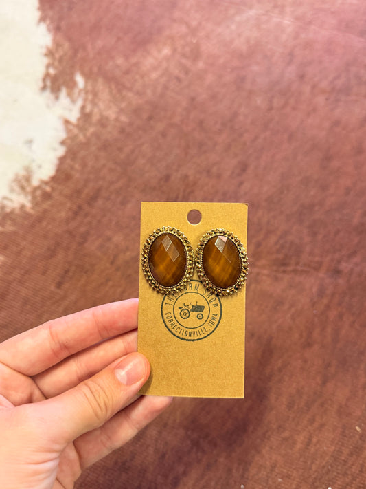 Tiger’s Eye Earrings