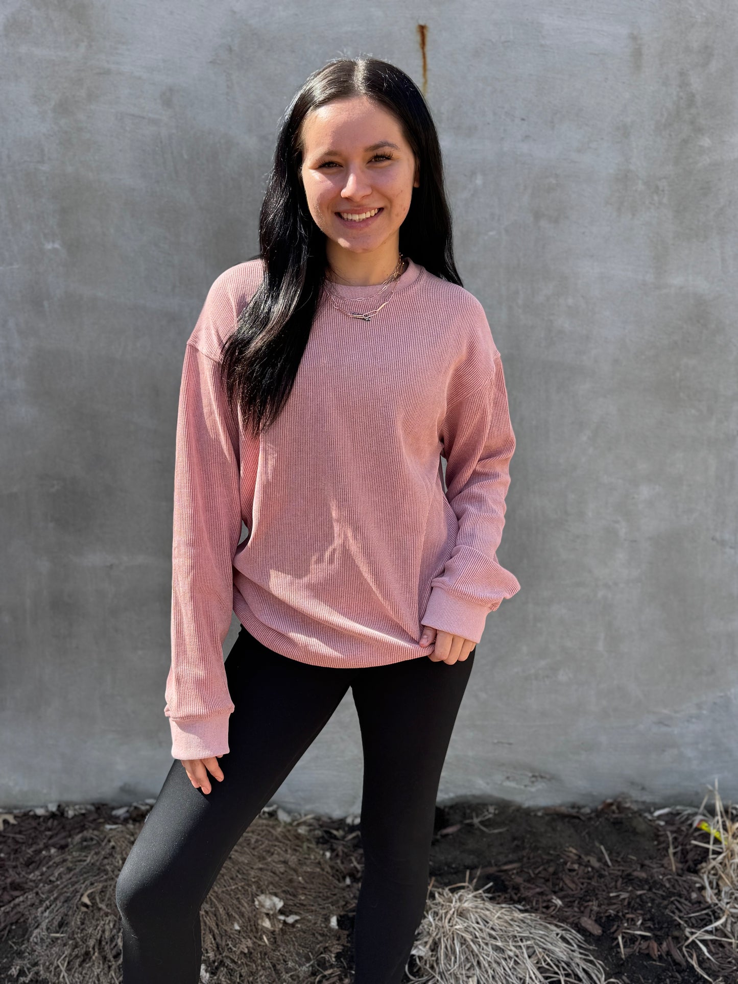 Paisley Ribbed Pullover