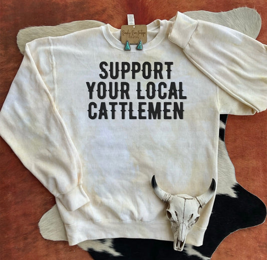 Support Local Cattlemen Crewneck