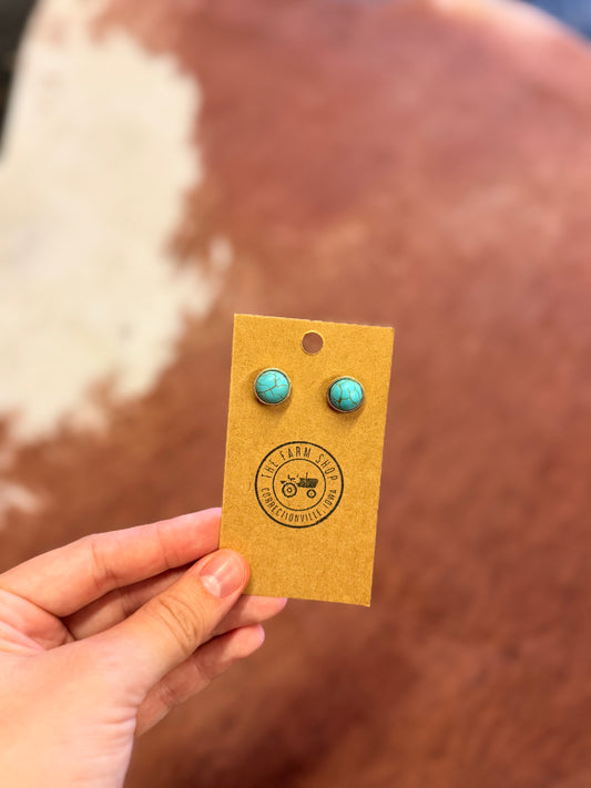 Turquoise Stud Earrings