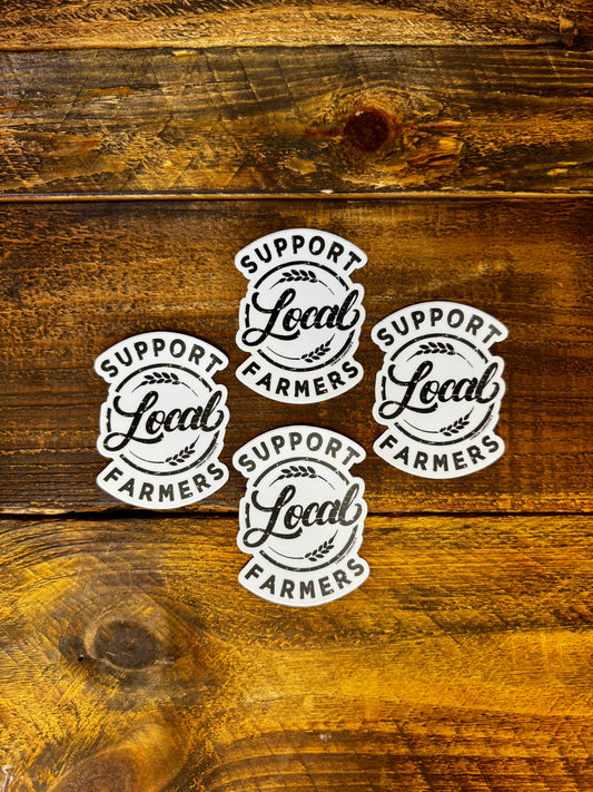 Support Local Farmers - Sticker