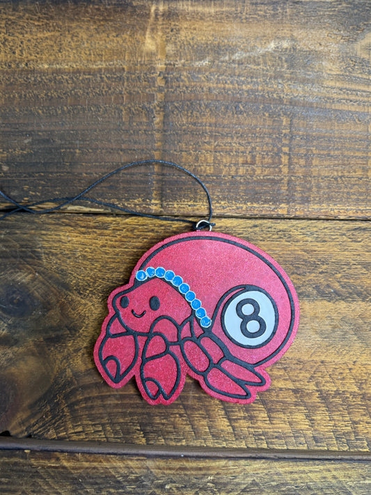 Turquoise Crab Car Freshie