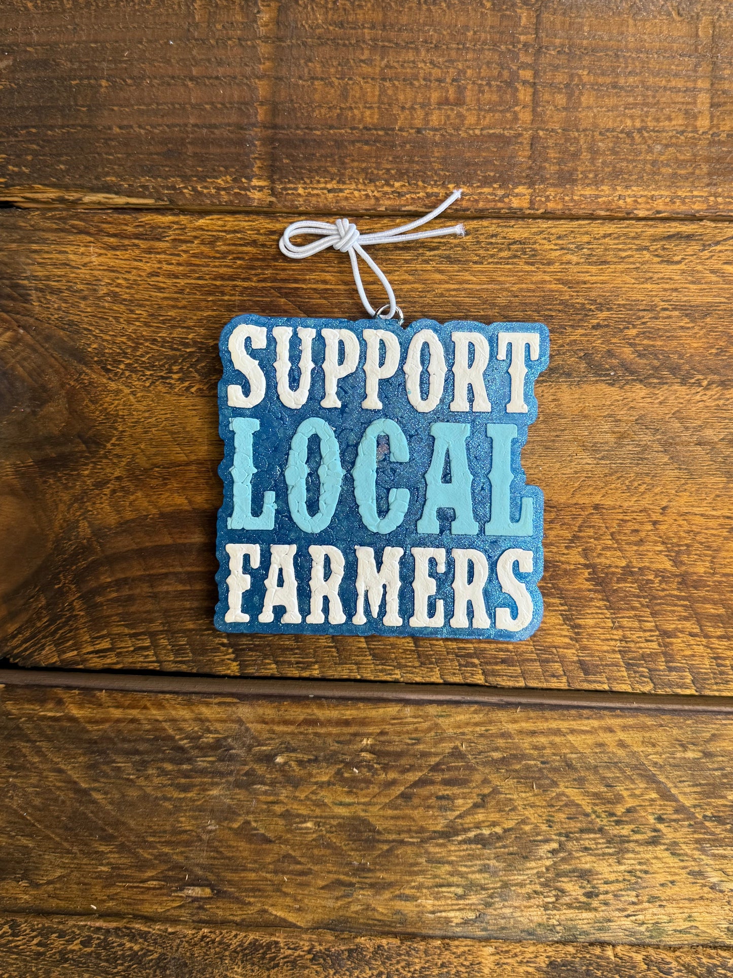 Support Local Farmers Car Freshie