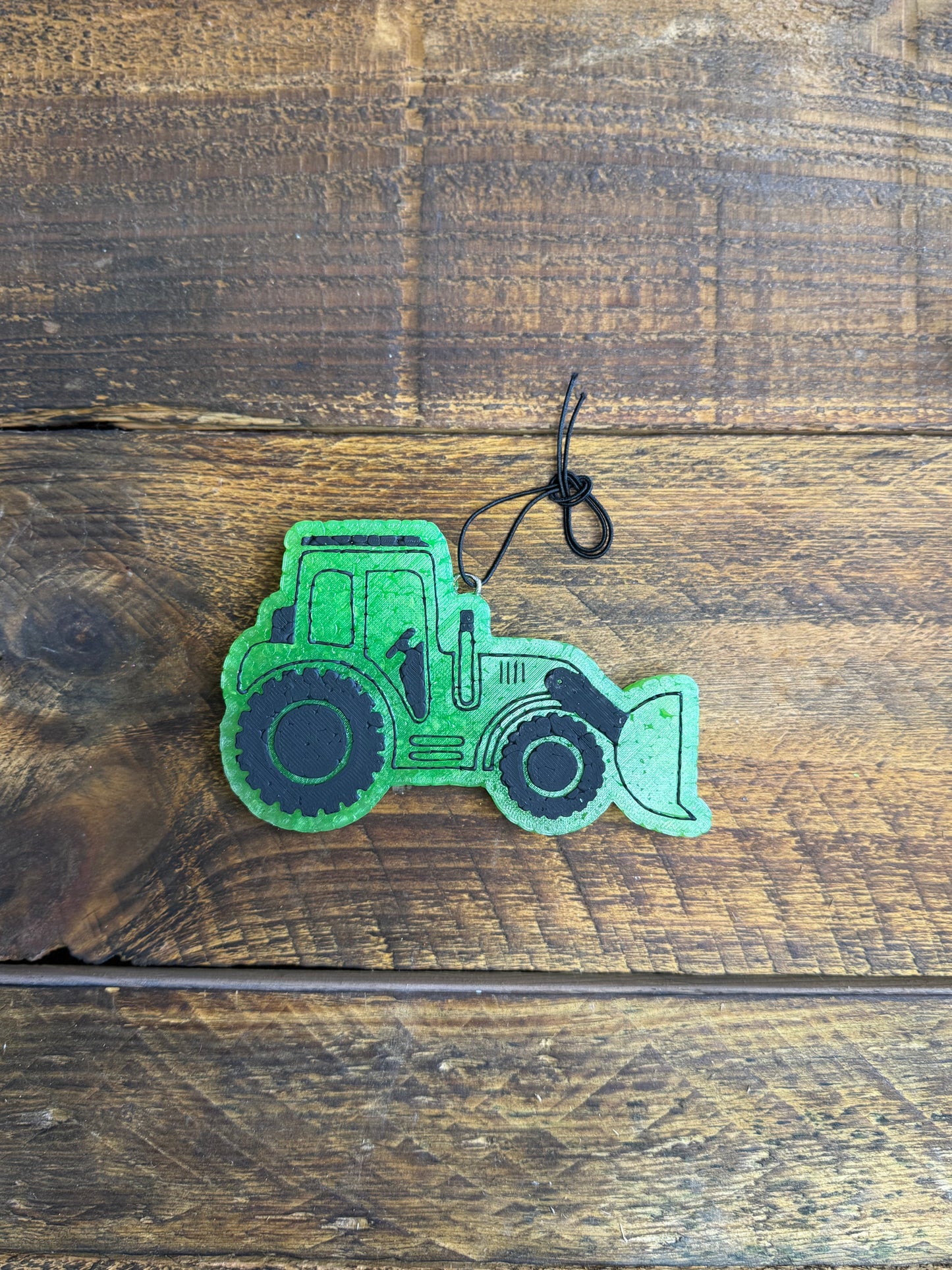 Green Tractor Car Freshie