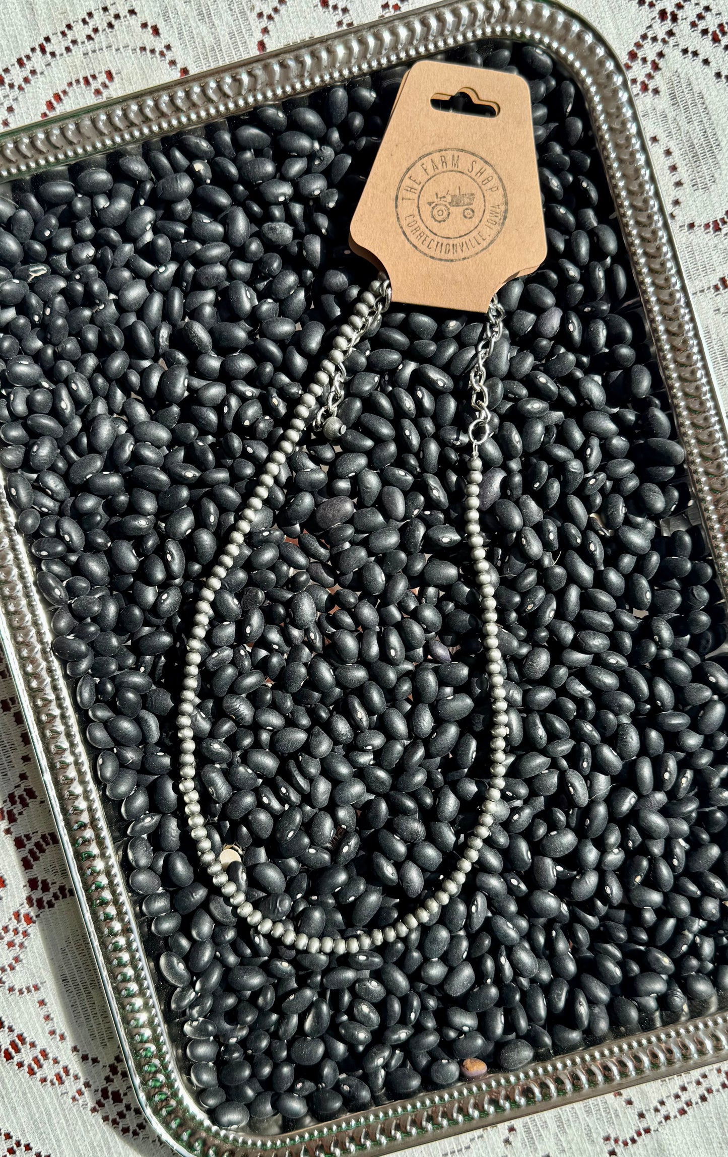 3MM Navajo Pearl Necklace
