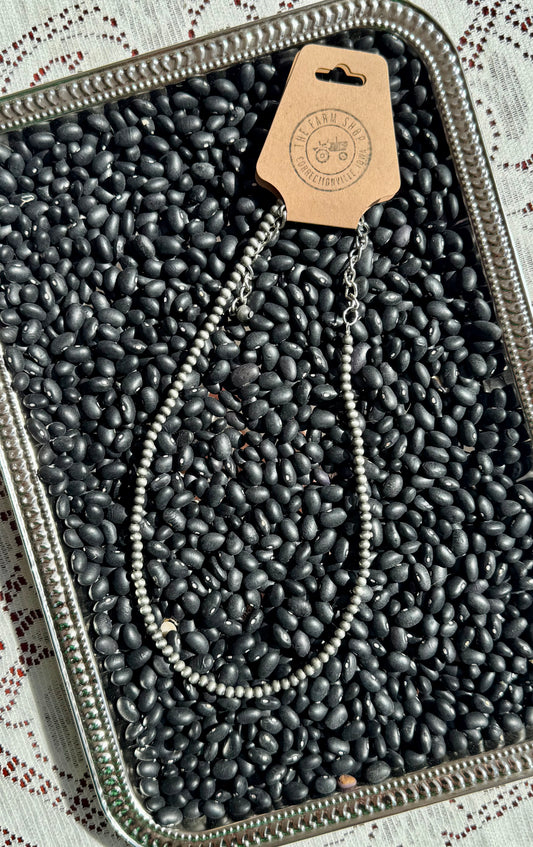 3MM Navajo Pearl Necklace